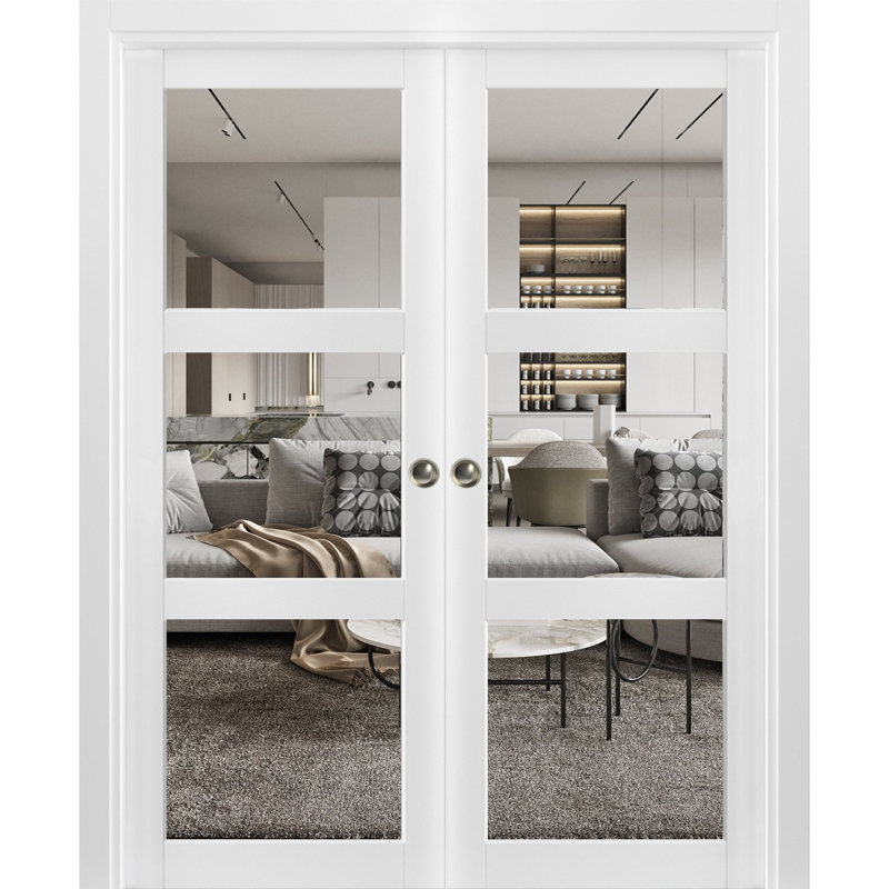bedroom french doors interior